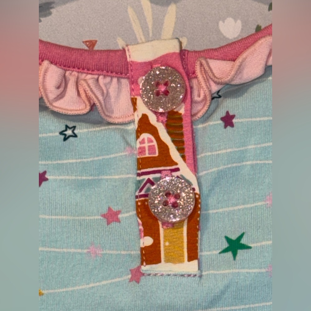Matilda Jane Gingerbread House Christmas Ruffle Dress Festive and colorful 18 mo - Picture 3 of 16